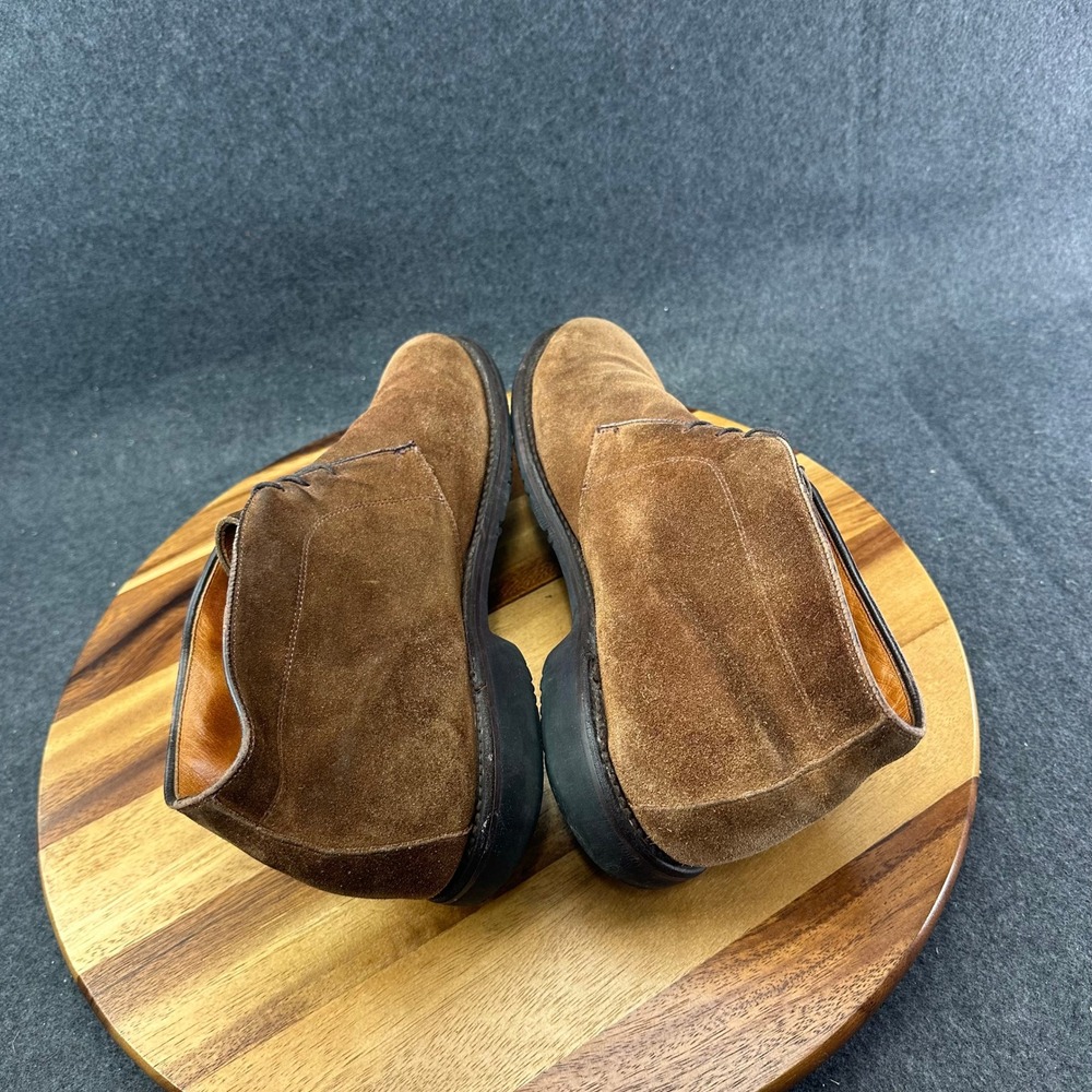 Allen Edmonds Stanford 6751 Brown Suede Leather Plain Toe Chukka Boot Mens 11.5D - Picture 8 of 12